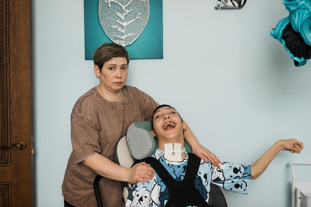 Мама с сыном