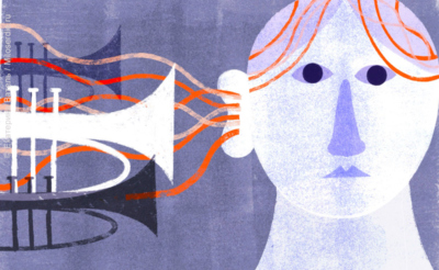 Рисунок. Как музыка помогает больным деменцией