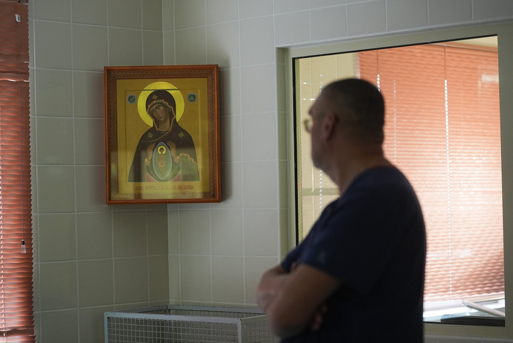 Сергей Николаевич Волков и икона