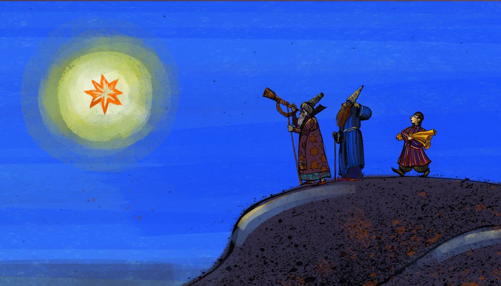 Кадр из мультфильма «Рождественская звезда»