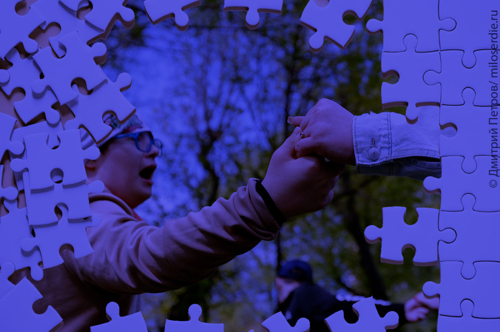 коллаж. Эпидемия аутизма