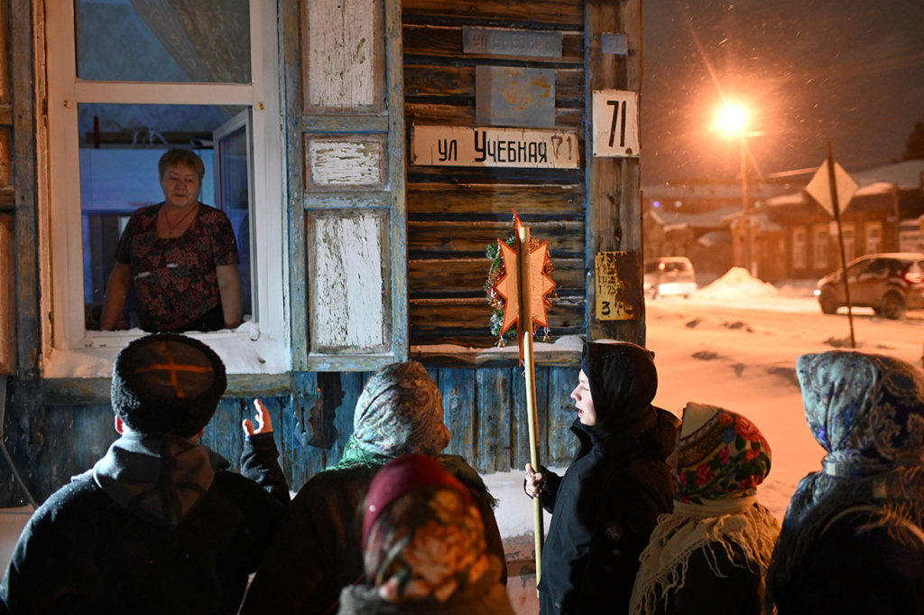 Колядования в Омске