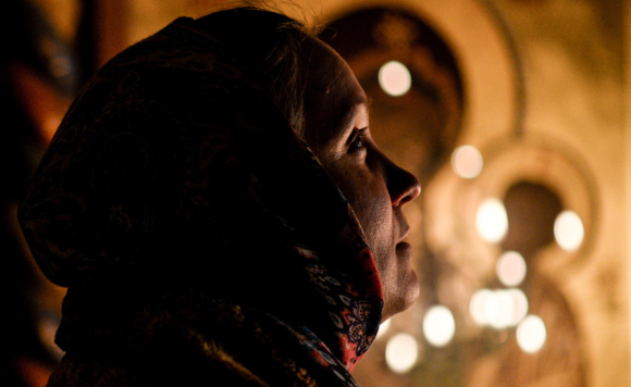 Во время праздничной Рождественской службы в храме св. пророка Божия Илии в Выборге. Фото: Константин Чалабов / РИА Новости, 06.01.2017