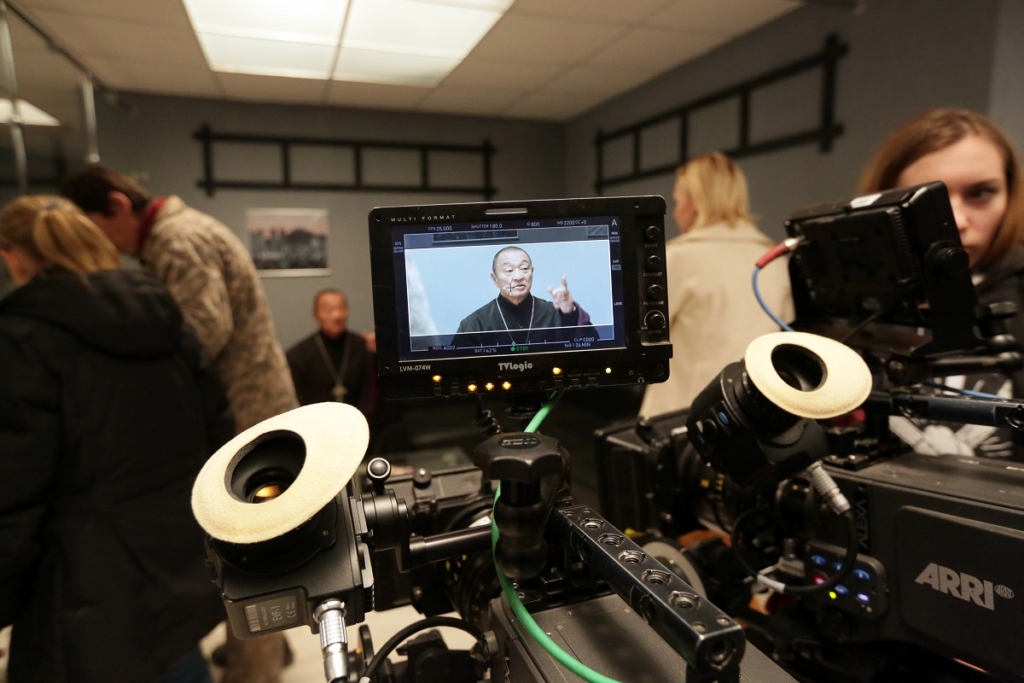 Во время съемок фильма «Иерей-Сан»