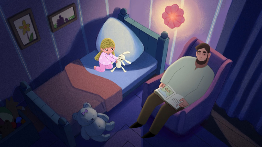 Кадр из мультфильма «Выбор креста», режиссер – Наталья Мальгина