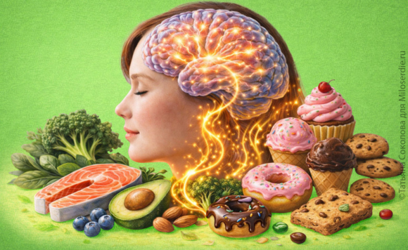 Коллаж. Через желудок – к мозгу