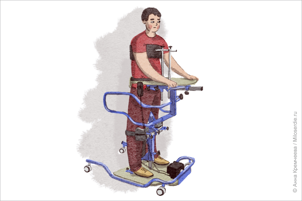 Картинка. Вертикализатор при травме позвоночника 