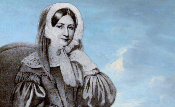 Графиня Роксандра Скарлатовна Эдлинг, урожденная Стурдза, черно-белый портрет