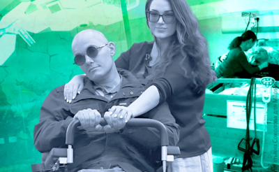 Коллаж. Денис и Регина весной 2025 года