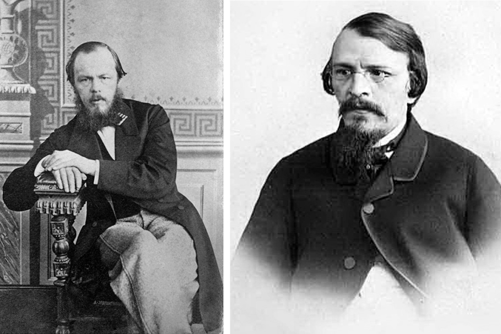 Федор и Михаил (справа) Достоевские