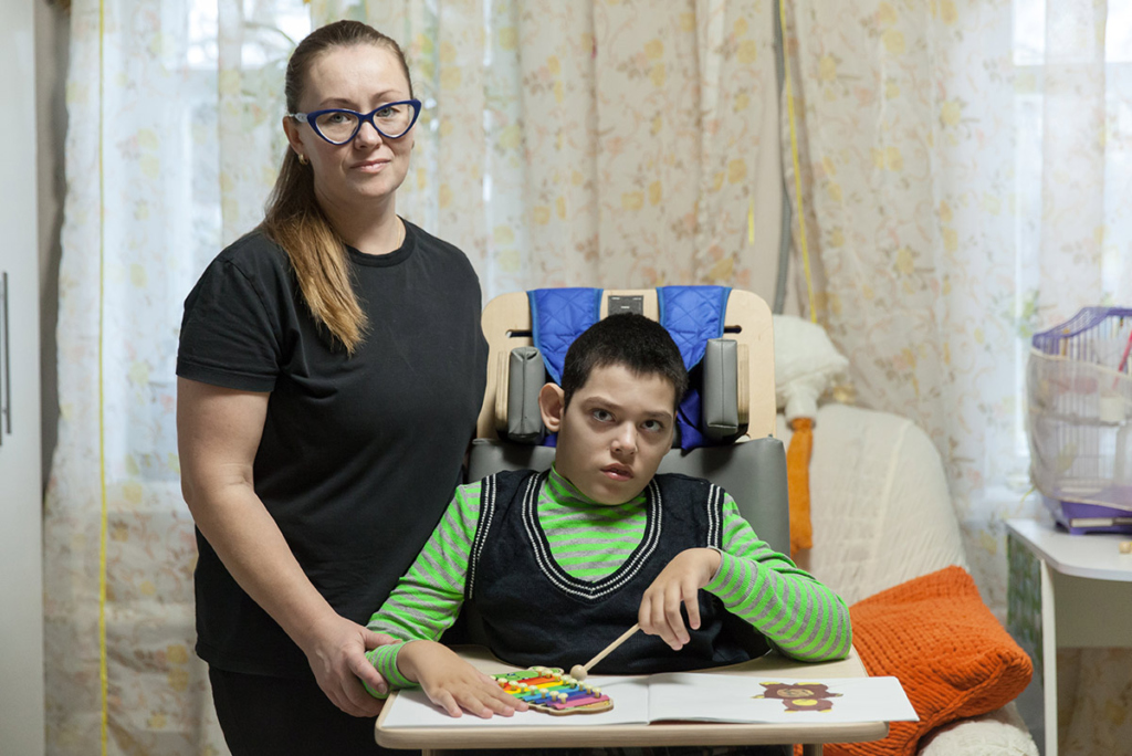 Мама с сыном