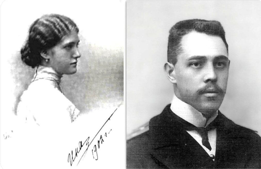 Взрослая Ирина и ее муж Сергей Иванович Мальцов