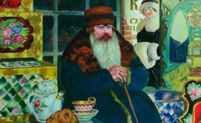 Фрагмент картины "Купец"