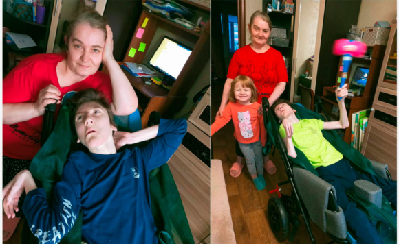 Семья с мальчиком с ДЦП