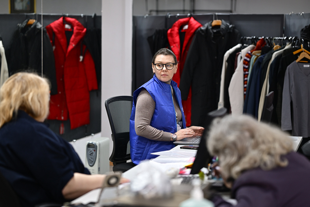 Наталья на приеме пострадавших