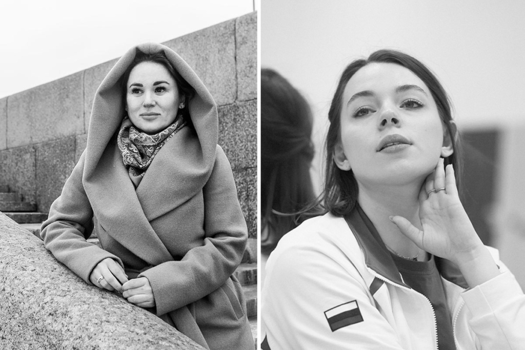 Слева – Регина Николина. Справа – Полина Ушкова. Фото: Алексей Сивков, Павел Смертин