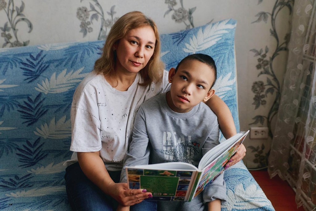 Мама с сыном 