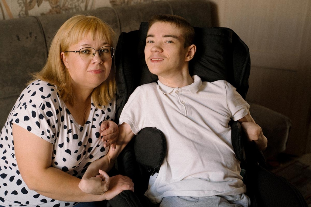 Мама с сыном