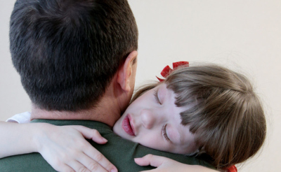 Папа с дочкой