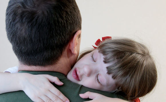 Папа с дочкой