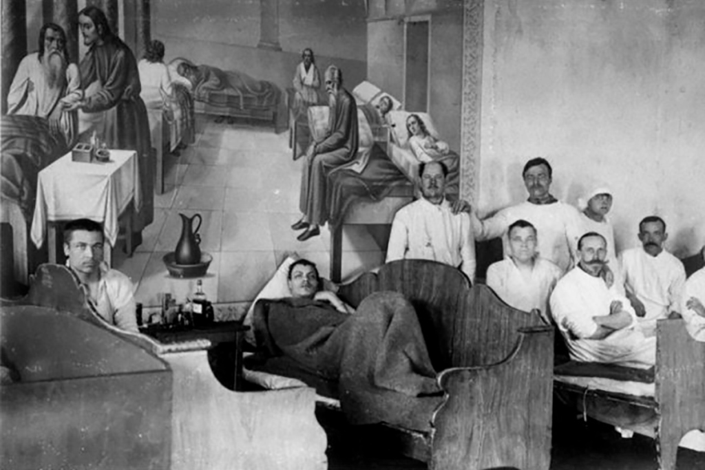 Лазарет (медицинская часть) Соловецкого лагеря. Фото с сайта solovki.ca