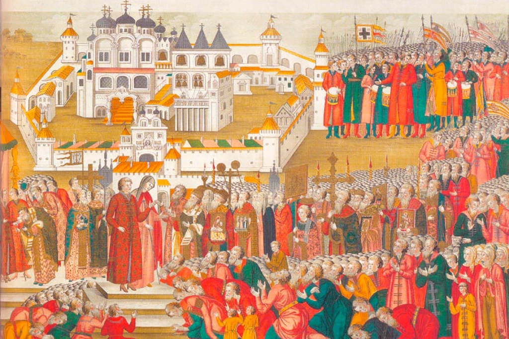 Призвание на царство Михаила Фёдоровича / Книга венчания на царство Михаила Фёдоровича Романова. 1672 год