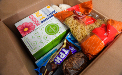 Набор продуктов в коробке