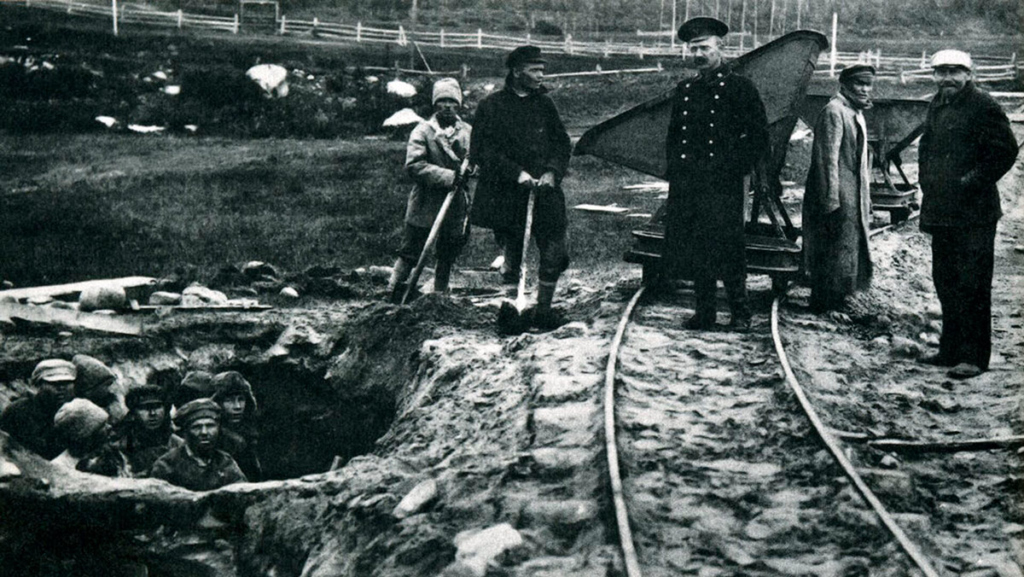 Соловецкий лагерь особого назначения 1925 год. Архивное фото. Фото: public domain