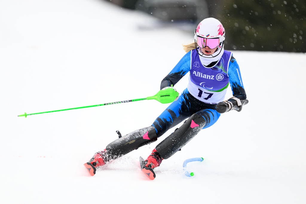 Варвара Ворончихина на зимней Паралимпиаде 2026. Слалом