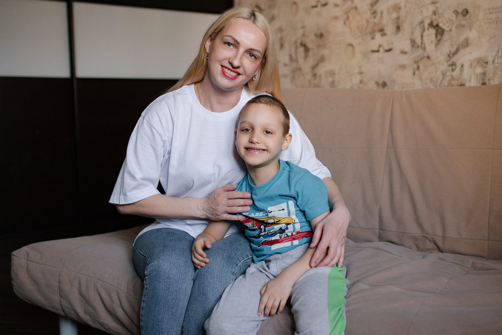 Мама с сыном