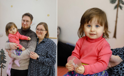 Портрет девочки и ее семьи