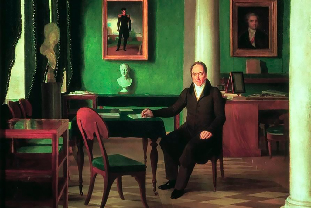 Виктор Павлович Кочубей на портрете А.Г. Венецианова