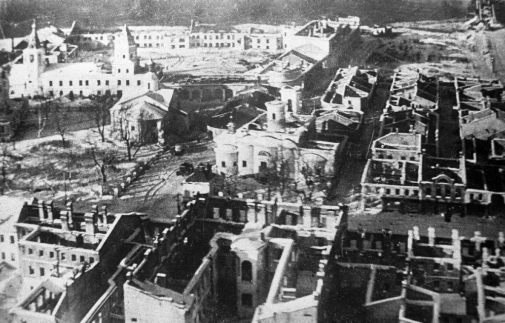 Разрушенный Великий Новгород