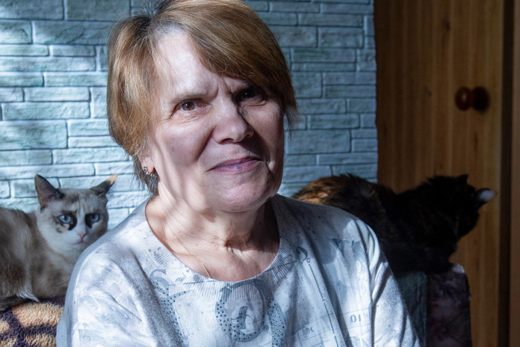 Портрет пожилой женщины