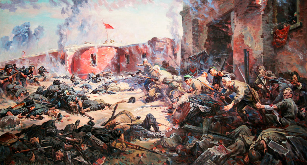 Защитники Брестской крепости. Пётр Александрович Кривоногов, 1951.