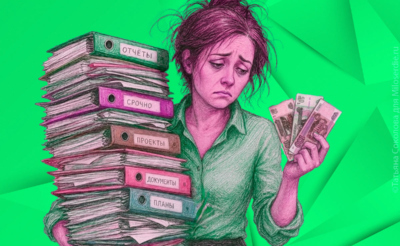 Коллаж. Все время работаю, а денег больше не становится