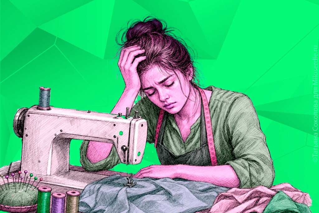 Коллаж. Все время работаю, а денег больше не становится