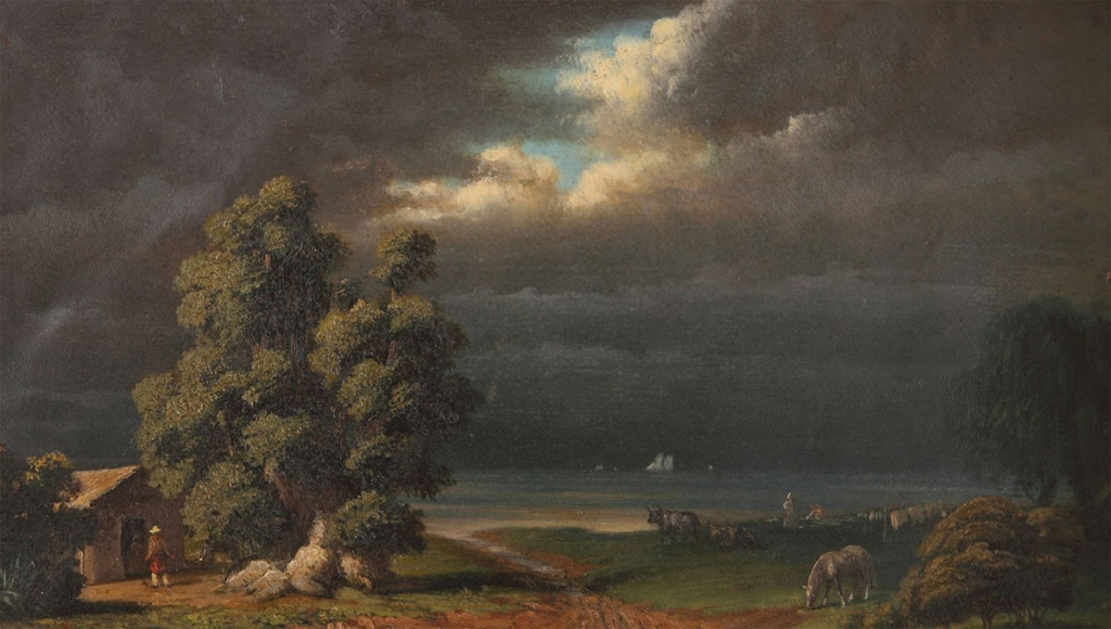 На берегу Ла-Плата. Картина Прилидиано Пуэйрредона. XIX век. Museo Nacional de Bellas Artes