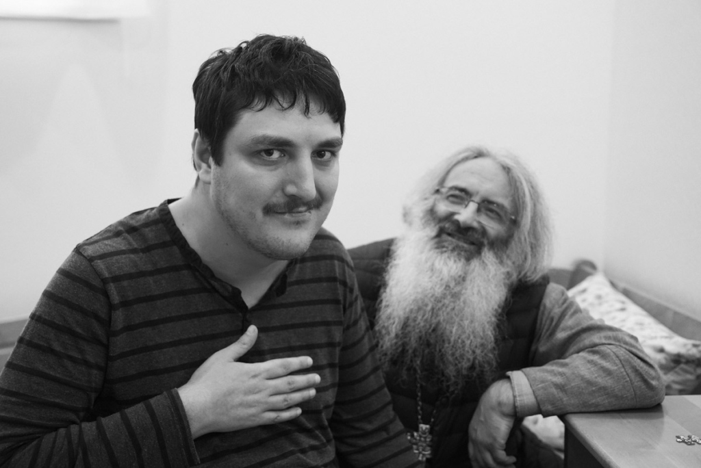 священник с сыном