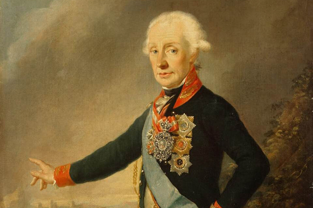 Портрет фельдмаршала графа А. В. Суворова.Й. Крейцингер. 1799 год