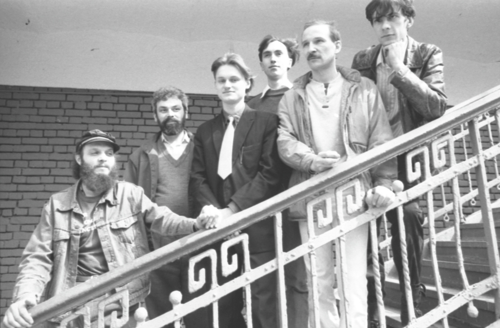 Группа "Звуки Му", созданная в начале 1980-х годов Петром Мамоновым (второй справа). Фото: Игорь Михалев / фотохроника РИА Новости